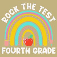 4th Grade Teacher Rock The Test Day Fourth Grade Testing T-Shirt