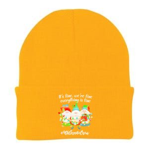 4th Grade Teacher If Fine WeRe Fine Gnome Gift Knit Cap Winter Beanie