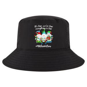 4th Grade Teacher If Fine WeRe Fine Gnome Gift Cool Comfort Performance Bucket Hat