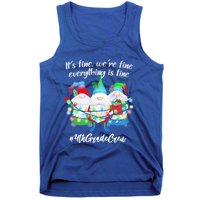 4th Grade Teacher If Fine WeRe Fine Gnome Gift Tank Top