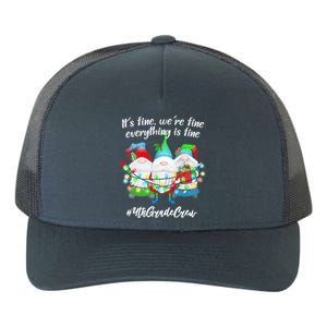 4th Grade Teacher If Fine WeRe Fine Gnome Gift Yupoong Adult 5-Panel Trucker Hat