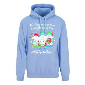 4th Grade Teacher If Fine WeRe Fine Gnome Gift Unisex Surf Hoodie