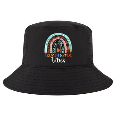 4Th Grade Vibes Rainbow Fourth Grade Teacher Team 4Th Grade Gift Cool Comfort Performance Bucket Hat