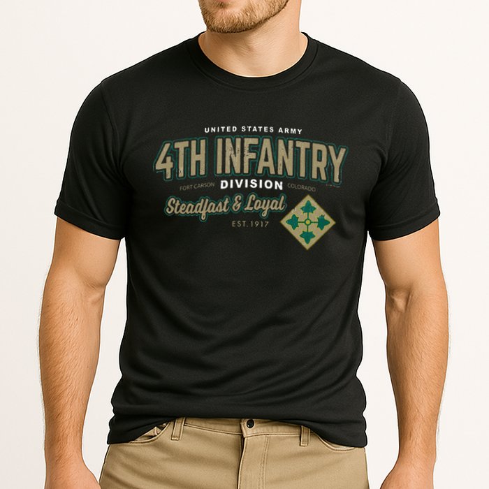 4th Infantry Division Fort Carson CO Performance Shirt