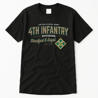 4th Infantry Division Fort Carson CO Tall T-Shirt