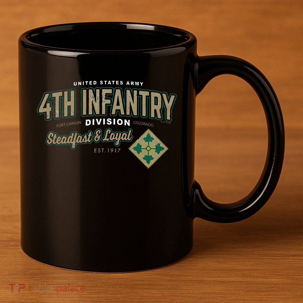 4th Infantry Division Fort Carson CO 11oz C Handle Ceramic Mug