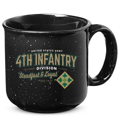 4th Infantry Division Fort Carson CO 15oz Campfire Ceramic Mug