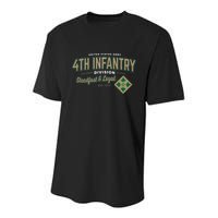 4th Infantry Division Fort Carson CO Youth Performance Sprint T-Shirt