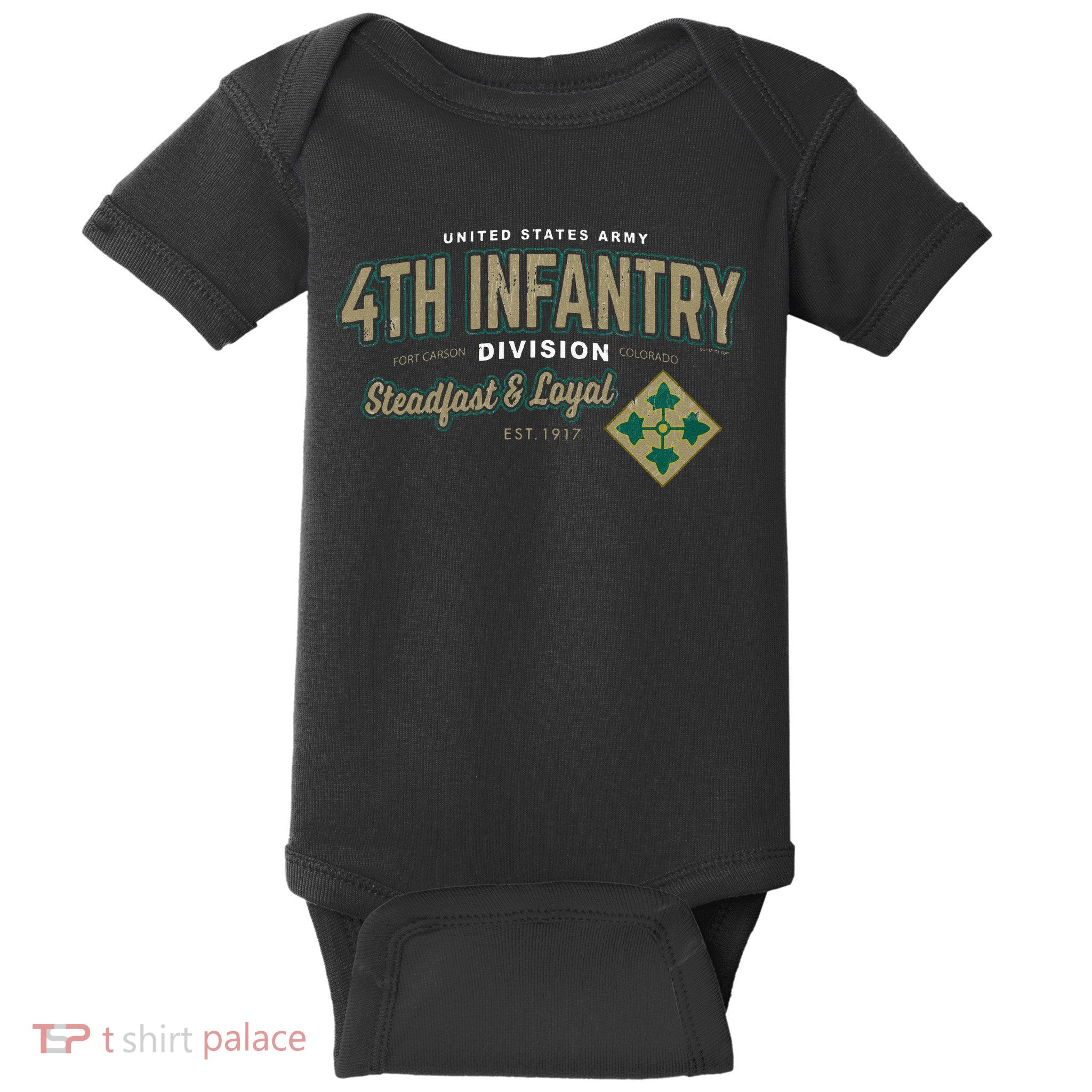 4th Infantry Division Fort Carson CO Baby Bodysuit
