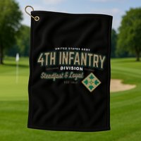 4th Infantry Division Fort Carson CO Golf Towel