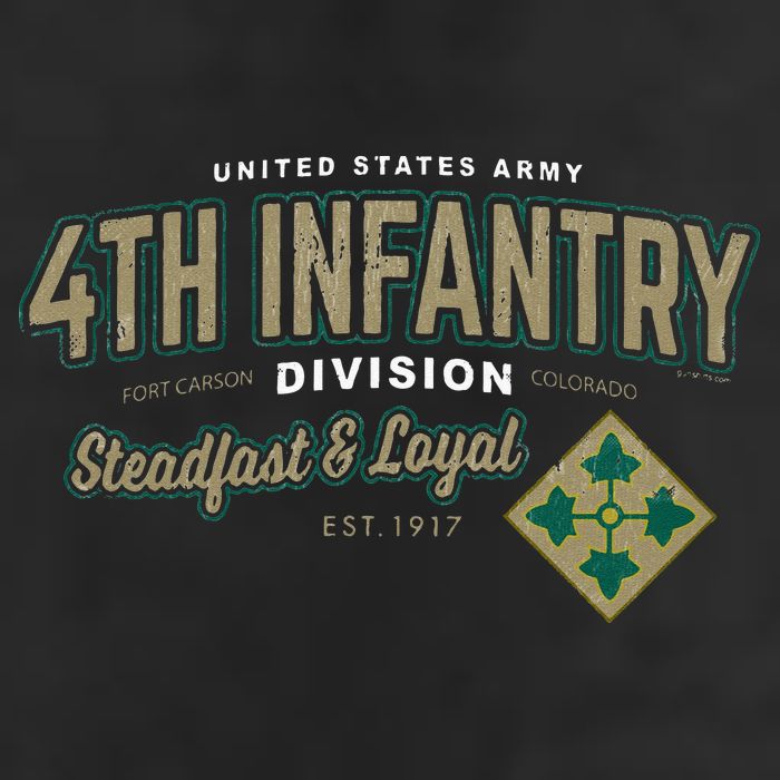 4th Infantry Division Fort Carson CO Golf Towel