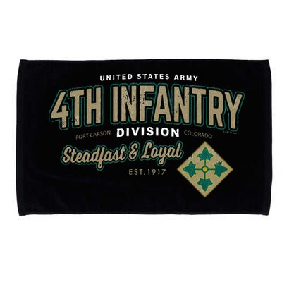 4th Infantry Division Fort Carson CO Microfiber Hand Towel