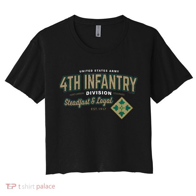 4th Infantry Division Fort Carson CO Crop Top