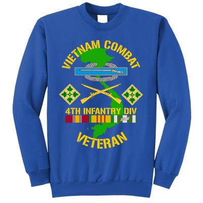 4th Infantry Division Gift Vietnam Combat Veteran Cool Gift Sweatshirt