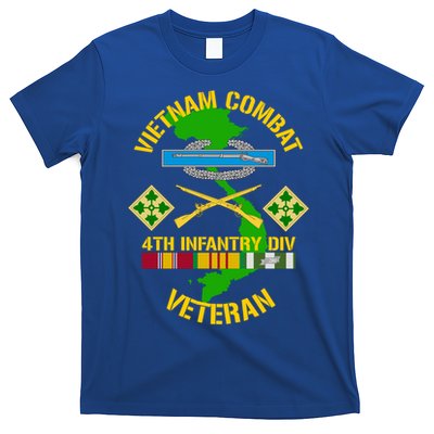 4th Infantry Division Gift Vietnam Combat Veteran Cool Gift T-Shirt