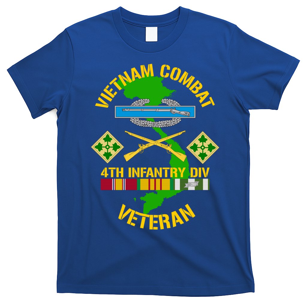 4th Infantry Division Gift Vietnam Combat Veteran Cool Gift T-Shirt