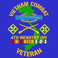 4th Infantry Division Gift Vietnam Combat Veteran Cool Gift T-Shirt