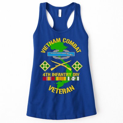 4th Infantry Division Gift Vietnam Combat Veteran Cool Gift Womens Tank Top