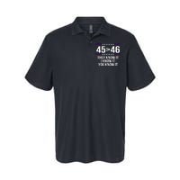 45 Is Greater Than 46 They Know It I Know It You Know It Softstyle Adult Sport Polo