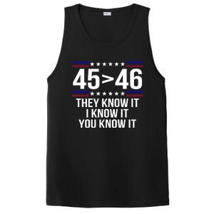 45 Is Greater Than 46 They Know It I Know It You Know It PosiCharge Competitor Tank