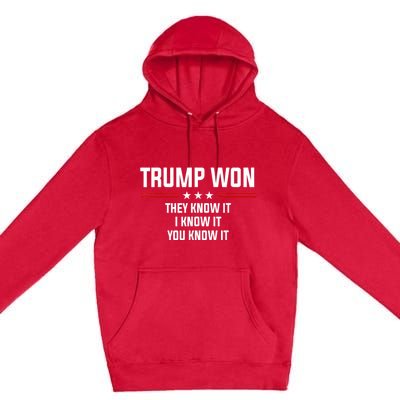 45 Is Greater Than 46 They Know It I Know It You Know It Premium Pullover Hoodie