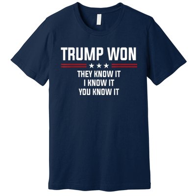 45 Is Greater Than 46 They Know It I Know It You Know It Premium T-Shirt