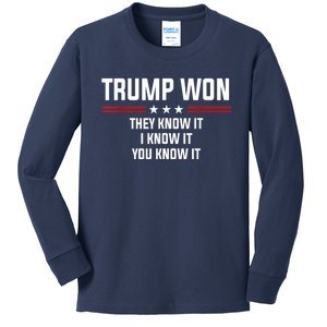 45 Is Greater Than 46 They Know It I Know It You Know It Kids Long Sleeve Shirt