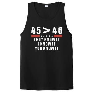 45 Is Greater Than 46 They Know It I Know It You Know It PosiCharge Competitor Tank