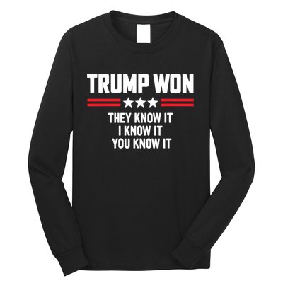 45 Is Greater Than 46 They Know It I Know It You Know It Long Sleeve Shirt