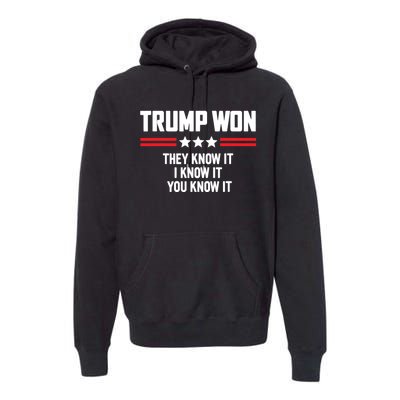 45 Is Greater Than 46 They Know It I Know It You Know It Premium Hoodie