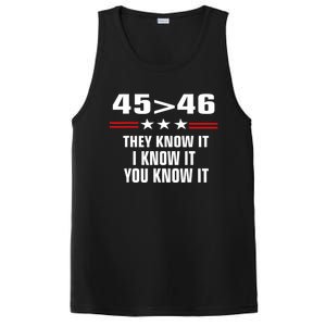 45 Is Greater Than 46 They Know It I Know It You Know It PosiCharge Competitor Tank