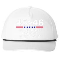 45 Is Greater Than 46 They Know It I Know It You Know Snapback Five-Panel Rope Hat