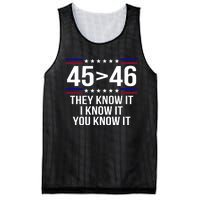 45 Is Greater Than 46 They Know It I Know It You Know It Mesh Reversible Basketball Jersey Tank