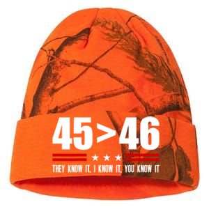 45 Is Greater Than 46 They Know It I Know It You Know It Kati Licensed 12" Camo Beanie