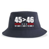 45 Is Greater Than 46 They Know It I Know It You Know It Sustainable Bucket Hat