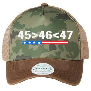 45 Is Greater Than 46 47 Is Greater Than 46 Trump Legacy Tie Dye Trucker Hat