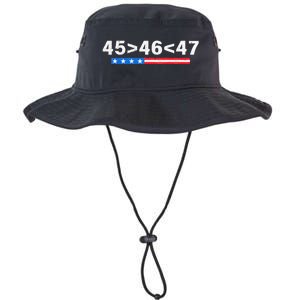 45 Is Greater Than 46 47 Is Greater Than 46 Trump Legacy Cool Fit Booney Bucket Hat