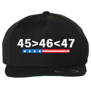 45 Is Greater Than 46 47 Is Greater Than 46 Trump Wool Snapback Cap