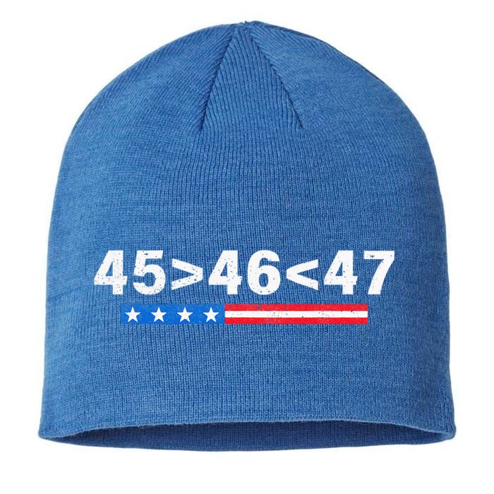 45 Is Greater Than 46 47 Is Greater Than 46 Trump Sustainable Beanie