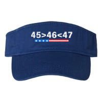 45 Is Greater Than 46 47 Is Greater Than 46 Trump Valucap Bio-Washed Visor