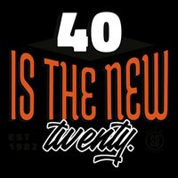 40 Is The New Twenty 40th Birthday Gift Flatbill Hat
