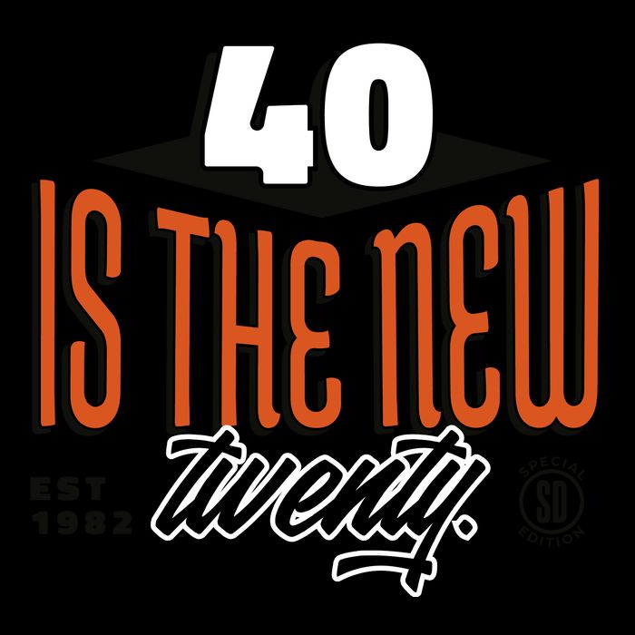 40 Is The New Twenty 40th Birthday Gift Flatbill Hat