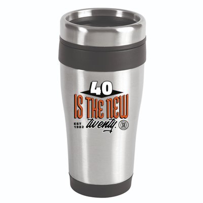 40 Is The New Twenty 40th Birthday Gift 16oz Travel Tumbler