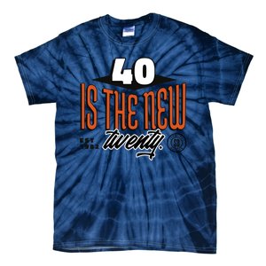 40 Is The New Twenty 40th Birthday Gift Tie-Dye T-Shirt