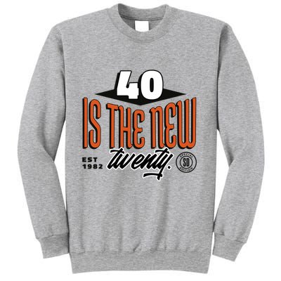 40 Is The New Twenty 40th Birthday Gift Sweatshirt