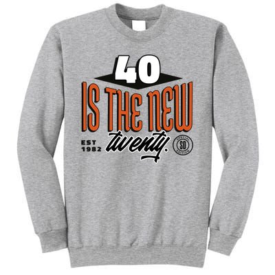 40 Is The New Twenty 40th Birthday Gift Sweatshirt