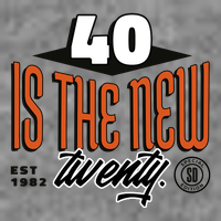 40 Is The New Twenty 40th Birthday Gift Womens T-Shirt