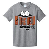 40 Is The New Twenty 40th Birthday Gift Kids T-Shirt