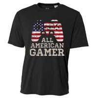 4th July All American Gamer Patriot Cooling Performance Crew T-Shirt