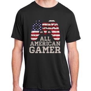 4th July All American Gamer Patriot Adult ChromaSoft Performance T-Shirt